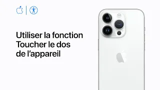 Utiliser la fonction Toucher le dos de l’appareil sur iPhone | Assistance Apple