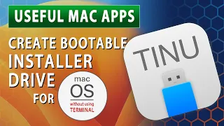 Create a bootable macOS installer drive using TINU