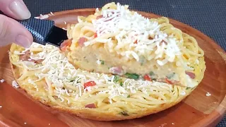 Easy Pan Fried Spaghetti | Quick and Delicious Recipe!