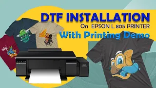 Pet FILM DTF PRINTING - Epson L805 A4 DTF Printing