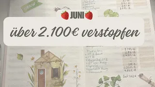 Monatsplanung und Cash Stuffing 🌹Juni 🌹2024. #umschlagmethode #budget