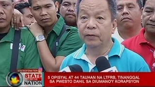 5 opisyal at 44 tauhan ng LTFRB, sibak kaugnay ng pag-issue ng mga umano'y iligal na prangkisa