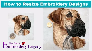 How to Properly Resize Embroidery Designs