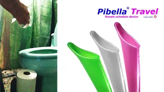 Plibella Travel "Clean -  n - Pee" - without using toilet paper!