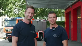 Sportübungen zur Aufnahme in der Berufsfeuerwehr Linz