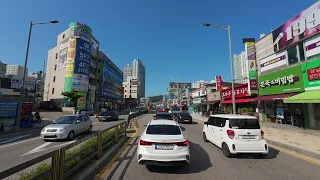 Driving from Okgil-dong, Bucheon-si, Gyeonggi-do to Bucheon Gymnasium, Bucheon-si, Gyeonggi-do