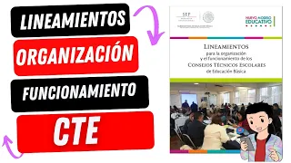 LINEAMIENTOS PARA LA ORGANIZACIÓN Y FUNCIONAMIENTO DEL CTE (Acuerdo 15/10/17 y 12/05/19)