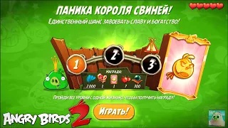 King Pig Panic/Паника короля свиней! 21/09/2021 Angry Birds 2.