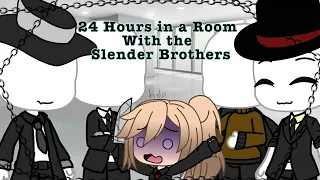 In a room with Slender Brothers for 24 hours //Part 1 (Original)