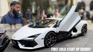 My First Reaction To The NEW Lamborghini Revuelto START UP & SOUND!