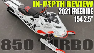 the SNOWEST show: In-Depth REVIEW: '21 Ski-Doo Freeride 850 Turbo 154 2.5"