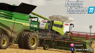 TRABALHEI COM A NOVA CLASS LEXION MUITO BRUTA 😱| Farming Simulator 22 | ep.42