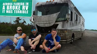 Driving The FREE Abandoned RV Across Florida…It Was Terrible