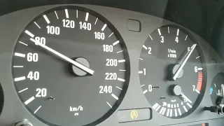 BMW E39 525i acceleration 0-100kmh