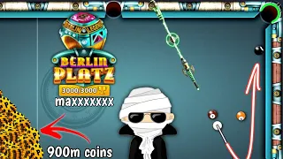 Zero to Maxx - Berlin trophy road 🏆 - 900m coins ~ 8 ball pool | unknown gamer 8bp