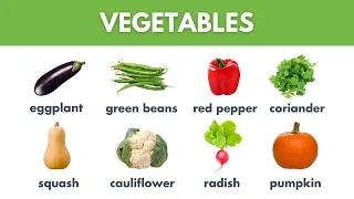 Vegetable Vocabulary in English | Vegetables Name in English | Vocabulary with Pictures