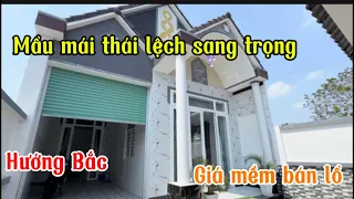 Dù rát ruột nhưng vẫn đành cắt giá bán lổ căn nhà mái thái lệch hơi bị sang chảnh (178)