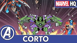 El ojo de Doom: Parte 6 | Capitana Marvel y Hulk vs. Green Goblin | Mech Strike