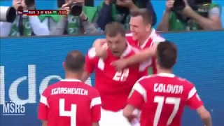 Russia vs Saudi Arabia 5 0   All Goals & Highlights   English Commentary   World Cup 2018 1