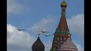 ВКС России в небе над Москвой! Putin's military aircraft over the Kremlin! 05.05.21.