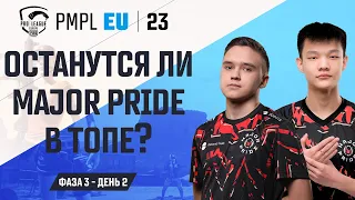 [RU] 2023 PMPL Европа Ф3Д2 |  Fall  | Останутся ли Major Pride в Топе?