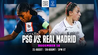 PSG vs. Real Madrid | Match En Intégralité De La 5e Journée De L'UEFA Women's Champions League