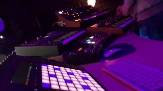 Techno Jam Moog Sub37, DSI Prophet 08 rev2, Elektron Rytm, Keys and Heat