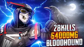 ЗР-136! 28 KILLS & 6400 DAMAGE ON BLOODHOUND.EXE ! бладхаунд гайд апекс легенд apex legends реликвия