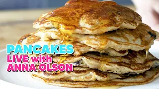 Professional Baker Teaches You 2 Pancake Recipes LIVE!