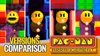 Pac-Man Arrangement 🟡 Versions Comparison - Arcade, GBA, PS2, PSP, Xbox 360 and PS3