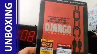 [Blu-Ray Unboxing] Django Unchained Steelbook with Bonus Disc (Target Exclusive)