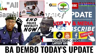 BA DEMBO TODAY'S UPDATE ON CURRENT ISSUES