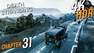 [4K HDR] Death Stranding (Hard / 100% / Exploration). Walkthrough part 31 - Episode 5: Driving
