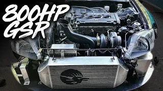 800HP B18 GSR Makes BIG Power With A SMALL Turbo