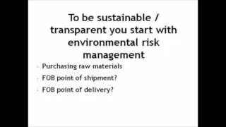 Environmental Risk Management