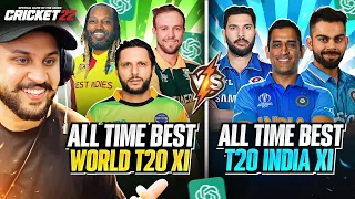India XI 🆚 World XI But ChatGPT decides the LINEUP - Cricket 22