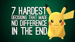 7 Hardest Decisions in Games That Made No Difference in the End
