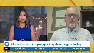 Dr. Kieran Moore on Ontario's vaccine passport system