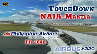 PHILIPPINE AIRLINES | FULL VIDEO Approach and Landing at Manila Airbus 320