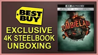 Zombieland Best Buy Exclusive 4K+2D Blu-ray SteelBook Unboxing