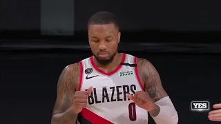 Watch Damian Lillard's Reaction Right After Blazers Beat The Nets