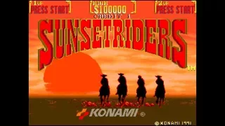 Sunset Riders (Arcade) - Complete Playthrough and Ending