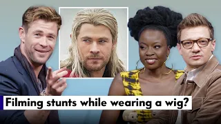 "Avengers: Endgame" Cast Answers Fan Questions (Chris Hemsworth, Jeremy Renner, & Danai Gurira)