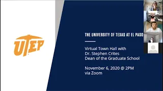 Virtual Town Hall Meeting with Dr. Crites- Nov. 6