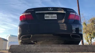 Lexus LS460 Straight Pipe Exhaust