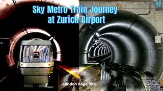 The Rise of Zurich Airport Skymetro Train Journey | Zurich Airport Skymetro #zurich #flughafenzürich