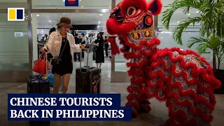 Manila welcomes first batch of Chinese travellers in nearly 3 years