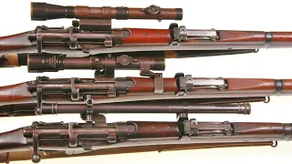 Enfield sniper rifles