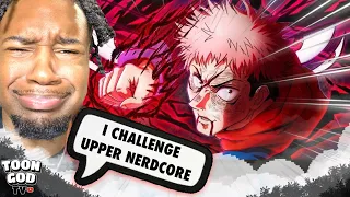 YUJI RAP "Shibuya Arc" | FabvL & DizzyEight [Jujutsu Kaisen] (REACTION) @ToonGodTV #nerdcore #jjkamv