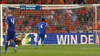 Euro 2012 Qualifying - Netherlands vs San Marino 11-0 All Goals